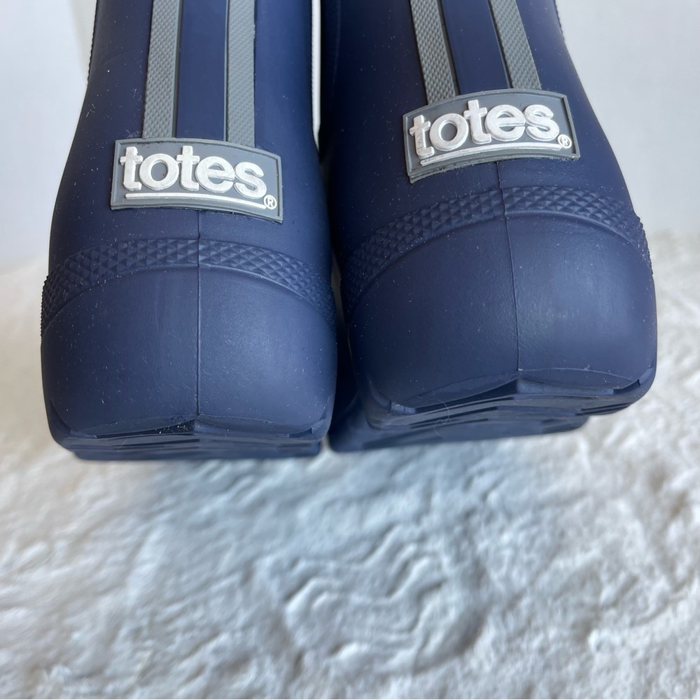 Women’s Chelsea Ankle Rain Boots Blue Navy Size 6 - Picture 6 of 13